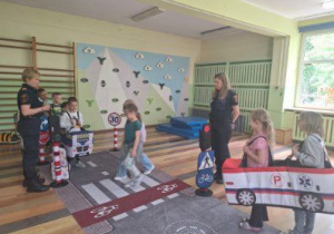 Dzieci utrwalały zasady bezpieczeństwa na drodze