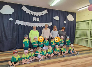 Pasowanie nowo przyjętych przedszkolaków