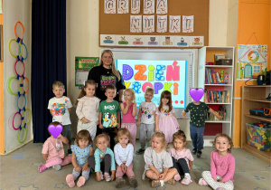 Dzieci z grupy Nutki podczas zabaw i zajęć