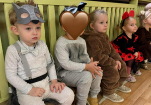 Dzieci z grupy Nutki podczas Balu Jesieni