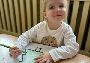 Dzieci z grupy "Nutki" podczas zajęć dydaktycznych