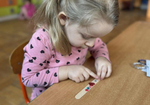 Dzieci z grupy Nutki podczas zajęć dydaktycznych