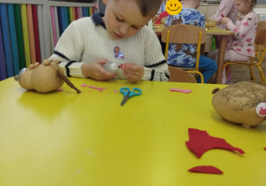 Dzieci z grupy "Tygryski" podczas warsztatów