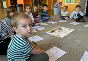 Dzieci z grupy Nutki podczas zajęć i zabaw