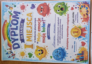 Dyplom I miejsce