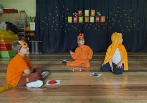 Dzieci z grupy Biedronki podczas balu