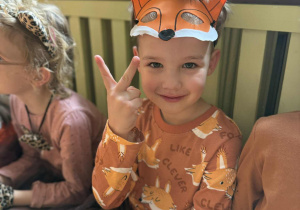 Dzieci z grupy Biedronki podczas balu