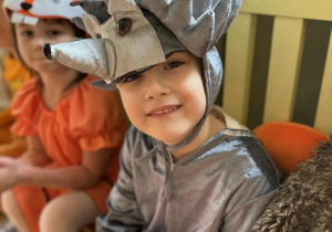 Dzieci z grupy Biedronki podczas balu